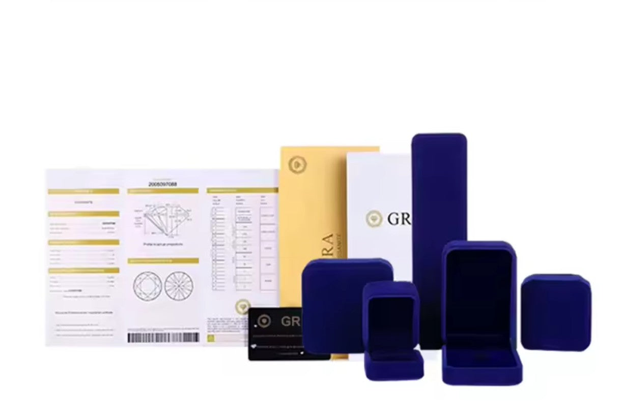 Okrągły naszyjnik z moissanitem 1ct srebro 925